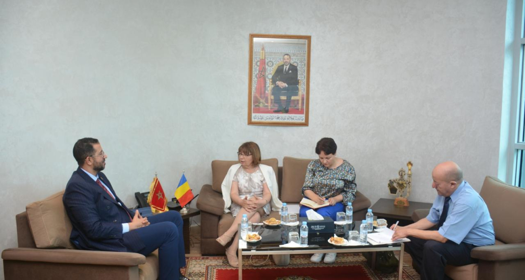 Visite de courtoisie de S.E. Madame Maria CIOBANU, Ambassadeur de Roumanie, à la CCIS-RSK.